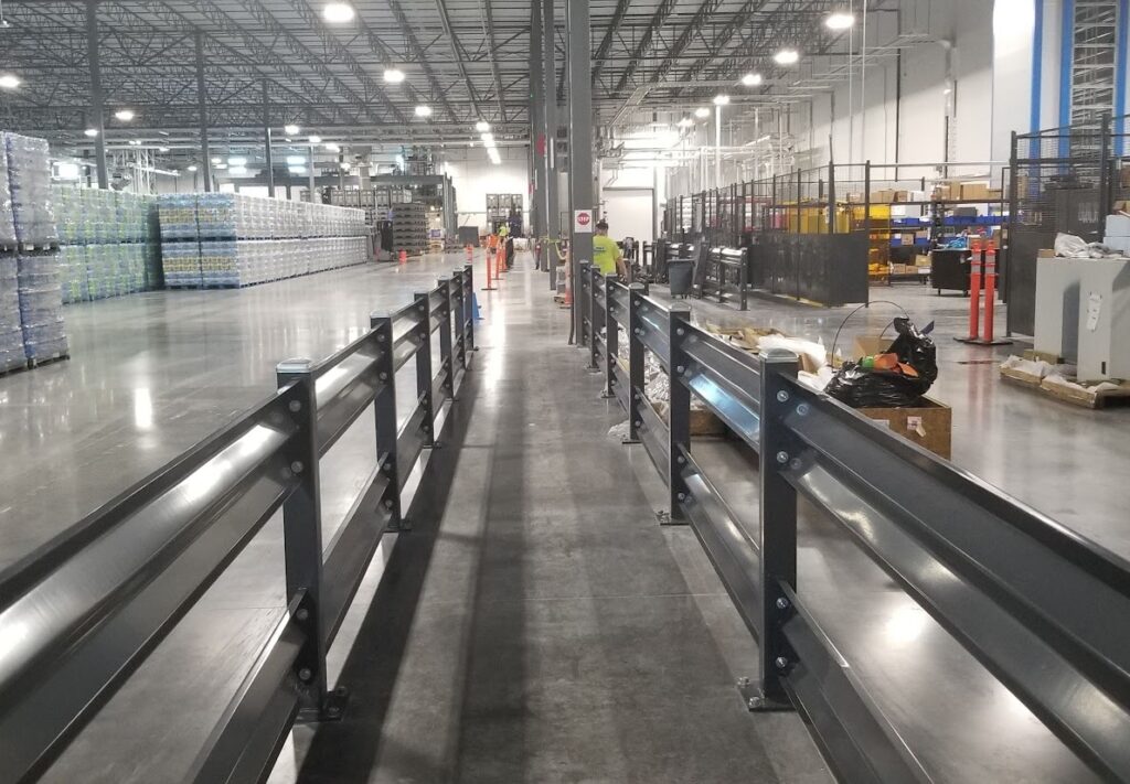 Warehouse guard rails